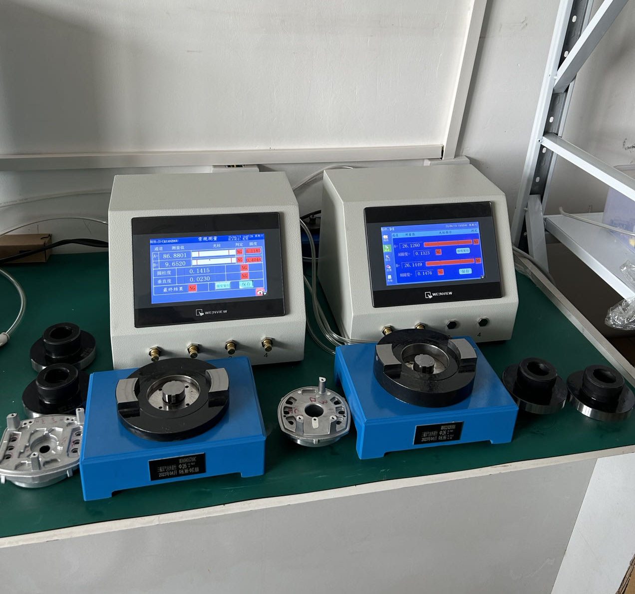 氣動量儀內(nèi)外徑同時測量
